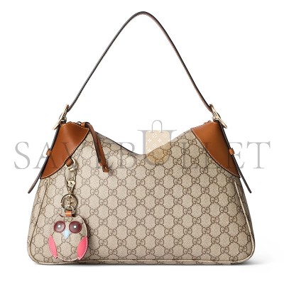 GUCCI GG EMBLEM LARGE SHOULDER BAG 815217 (36*23.5*7.5cm)